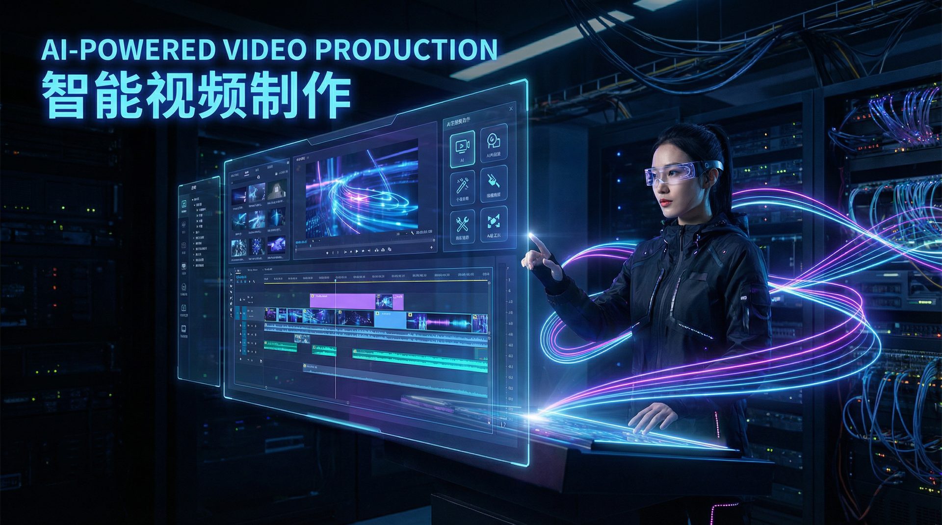 脸书成人视频教程-脸书成人视频教程第2课：AI视频剪辑工具使用演示