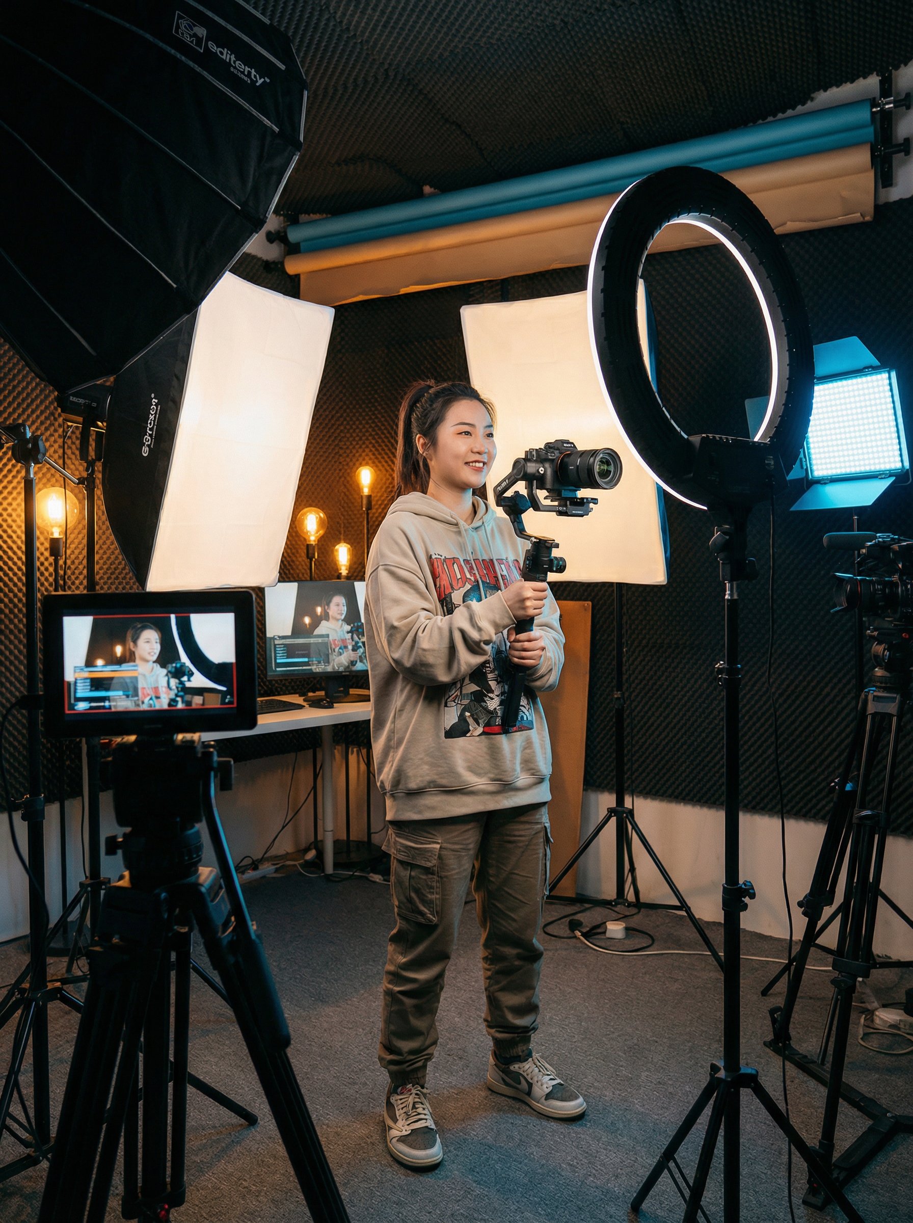 必吃大瓜创作者幕后视频